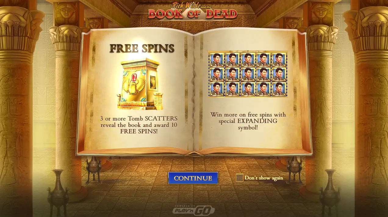 Book of Dead gameplay